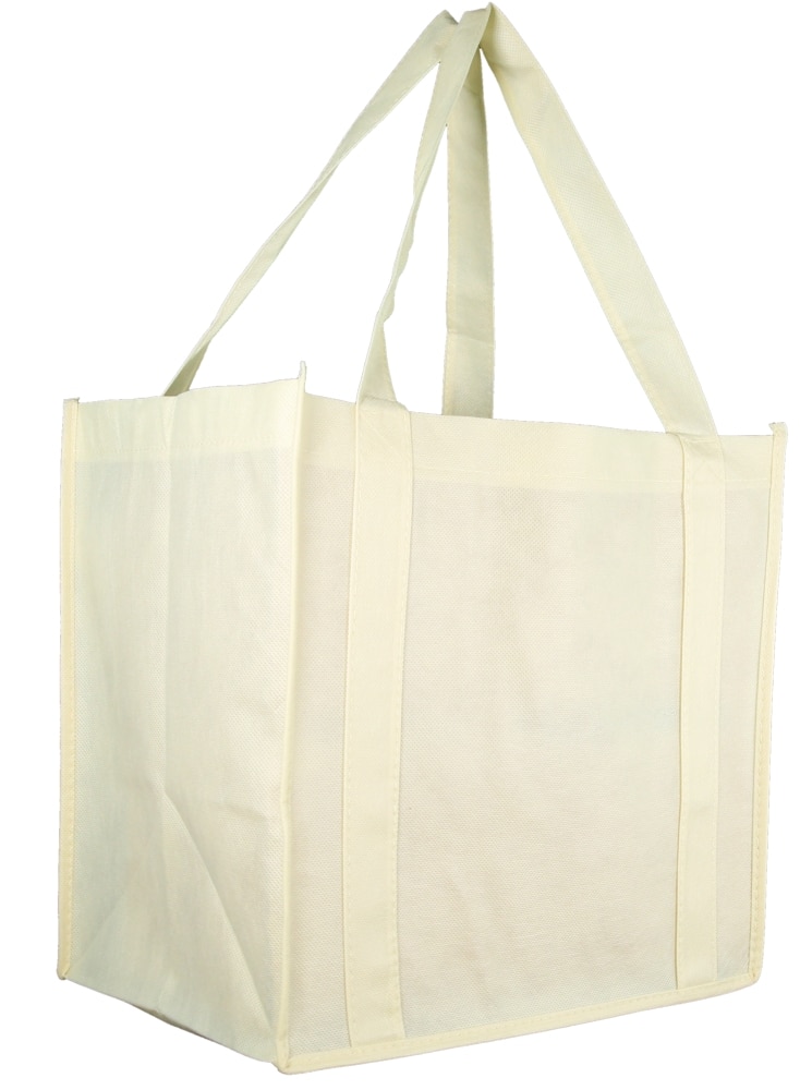 custom non woven shopping tote with cardboard base – 100 pcs